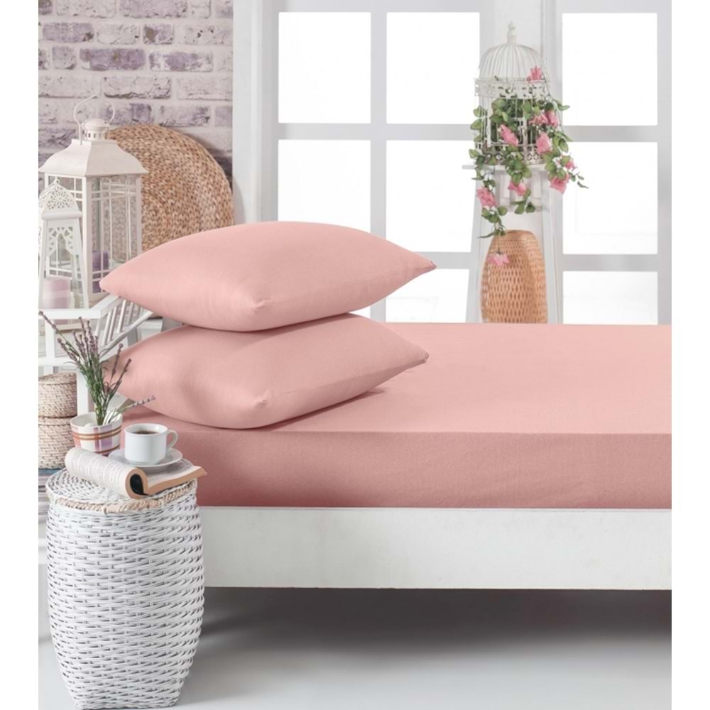 Komfort Home Çift Kişilik Penye Lastikli Çarşaf Seti 150X200 CM