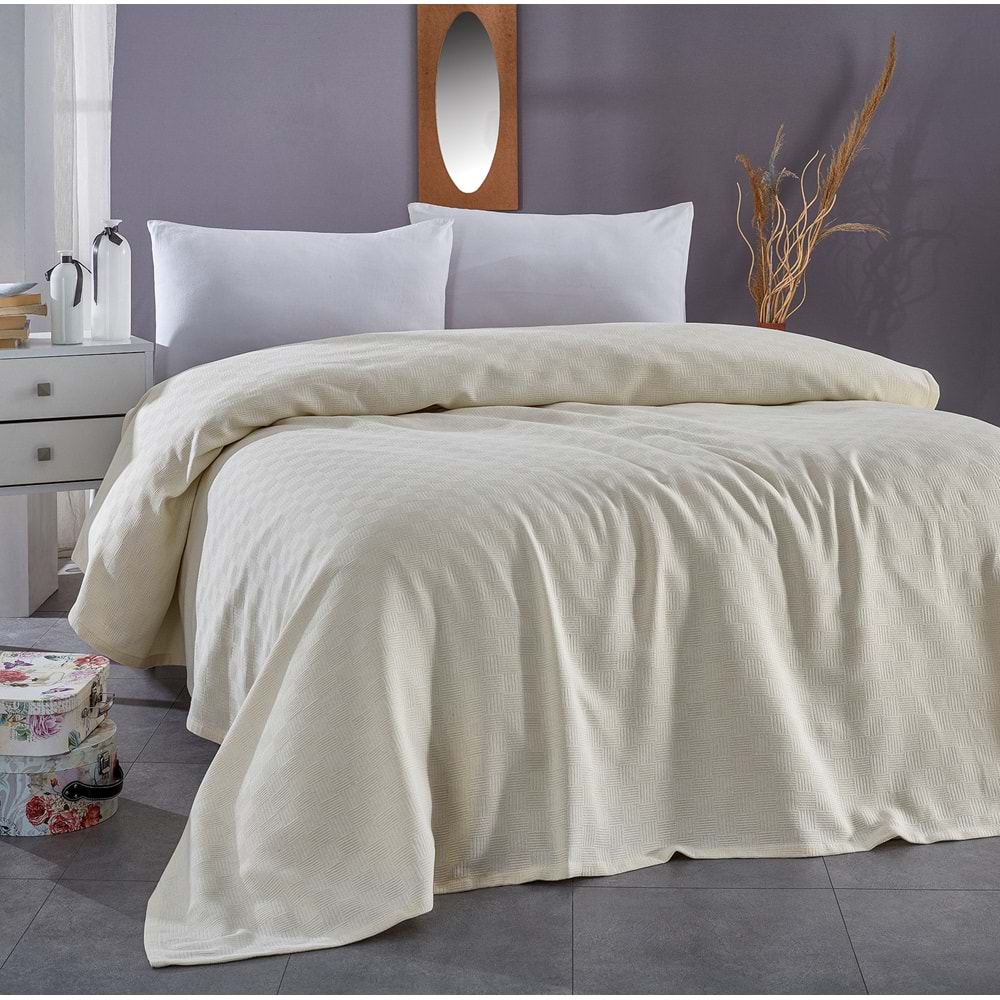 Komfort Home Çift Kişilik Çok Amaçlı %100 Pamuklu Pike 200x230 Cm