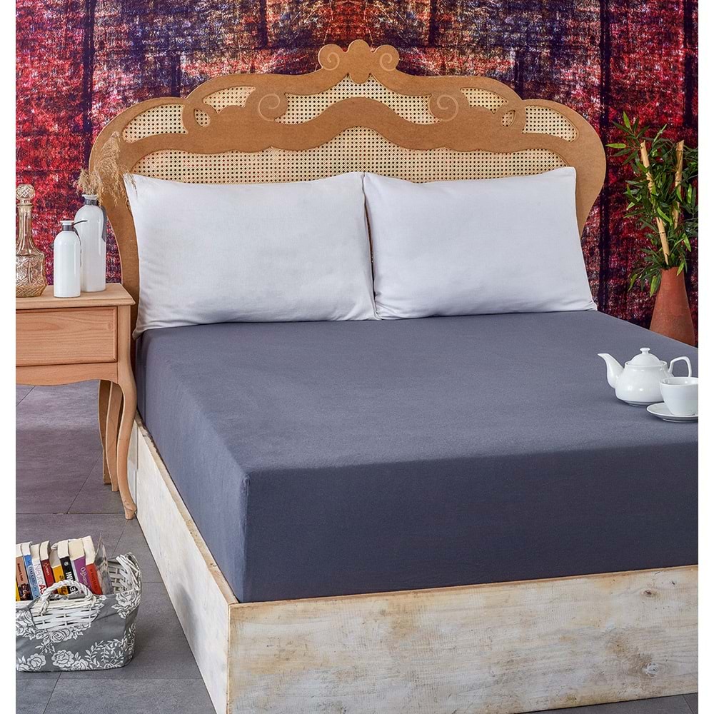 Komfort Home Tek Kişilik Özel Ölçü Penye Lastikli Çarşaf 120x200 CM