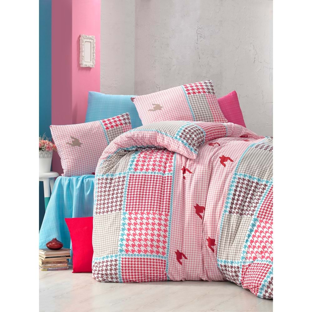 Komfort Home Çift Kişilik Polycotton Nevresim Takımı (İdil)
