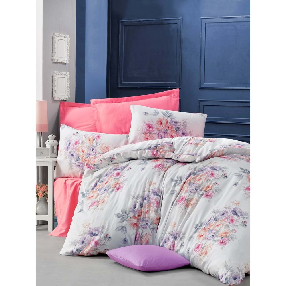 Komfort Home Tek Kişilik Exclusive Deluxe Saten Nevresim Takımı (Glamour)