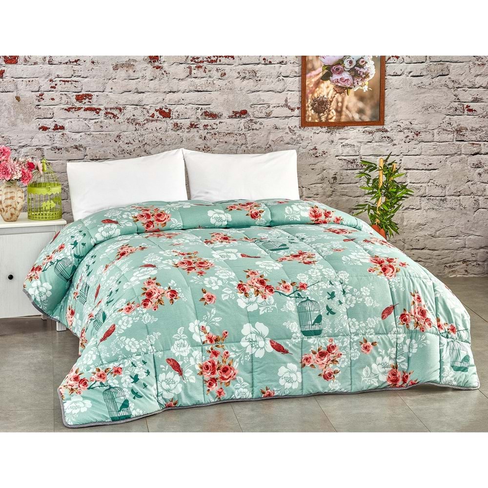 Komfort Home Tek Kişilik PolyCotton Yorgan + 1 Yastık / V1