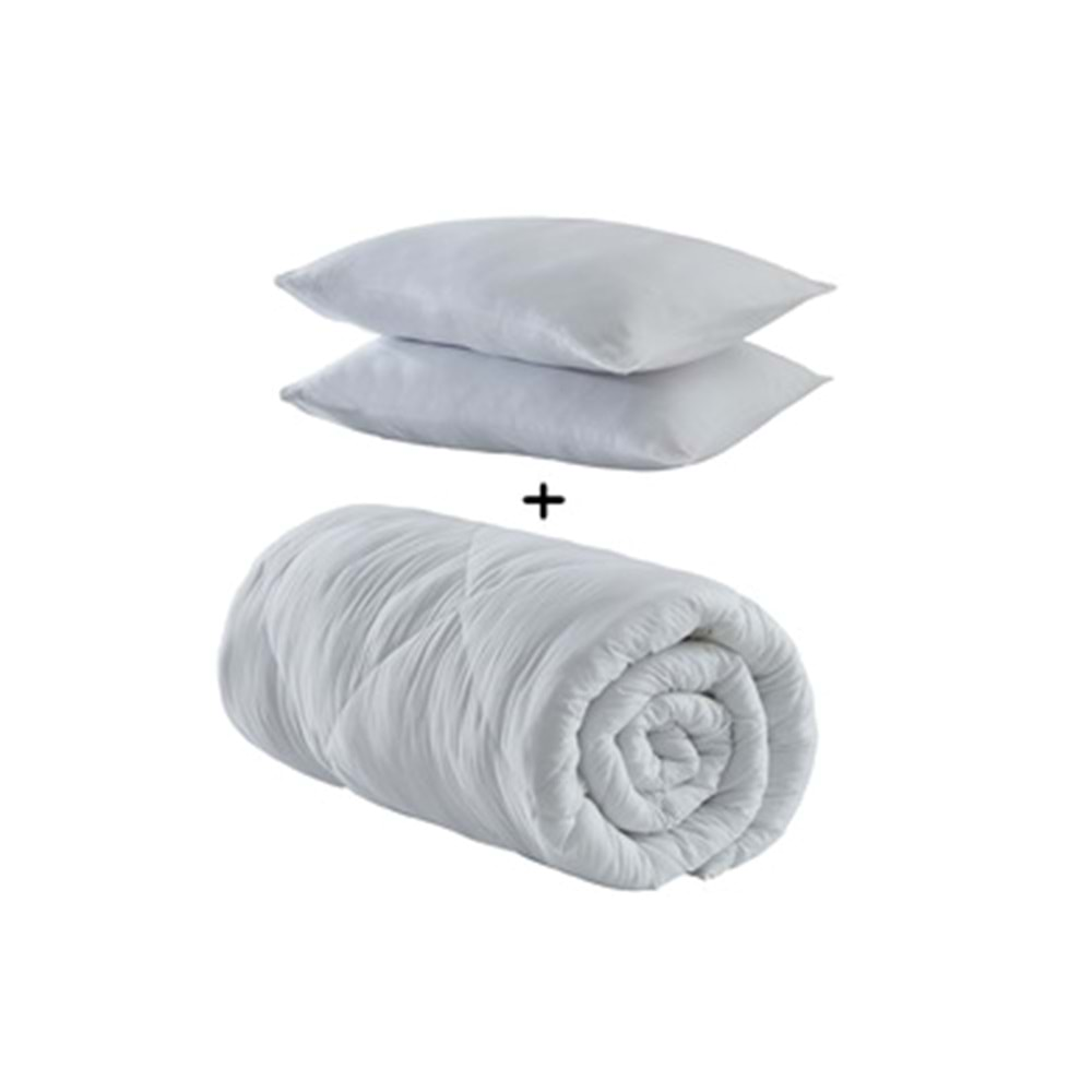 Komfort Home Microfiber Yaz Yorganı Battal Boy +2 Yastık