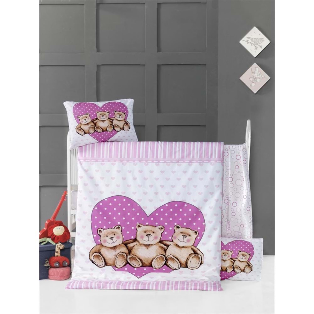 Komfort Home Bebek Uyku Seti %100 Pamuk / Friend Bears