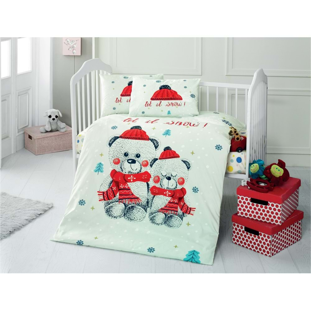 Komfort Home Bebek Uyku Seti %100 Pamuk / Snow