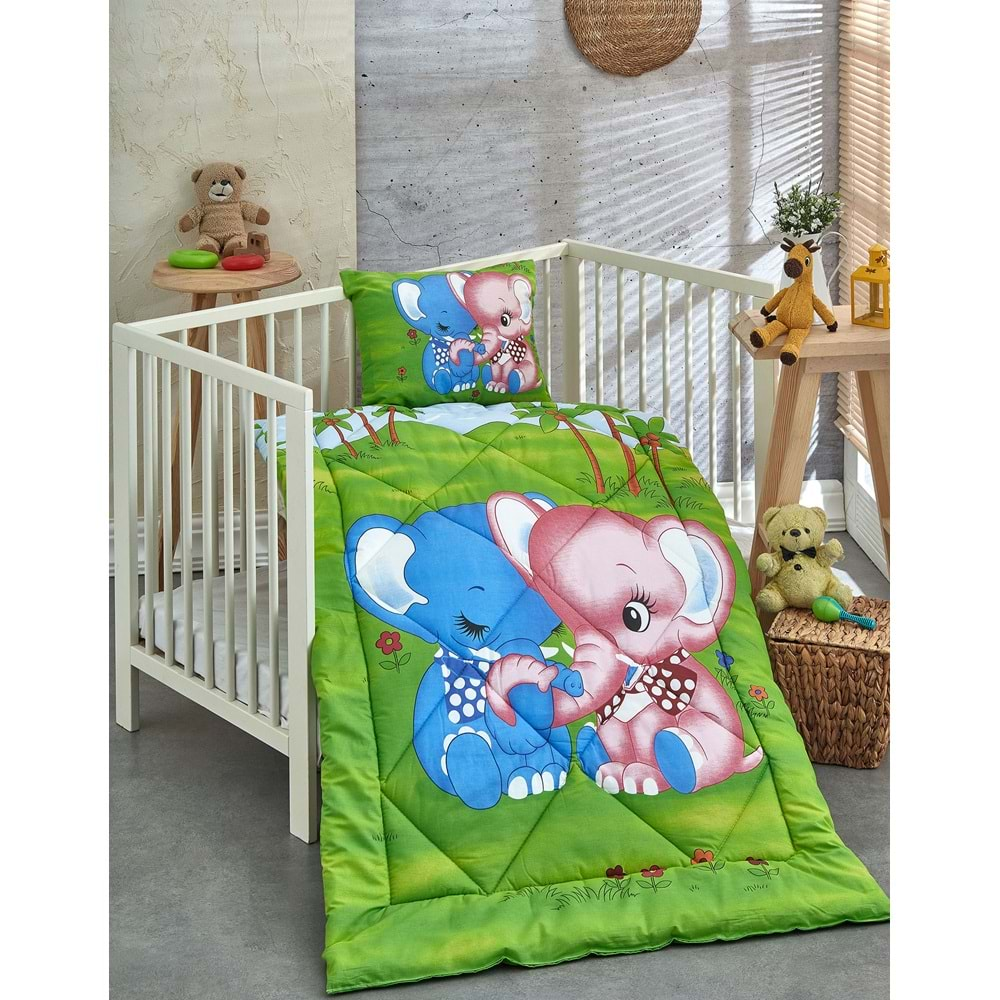 Komfort Home Ranforce Bebek Yorgan Seti %100 Pamuk / V23