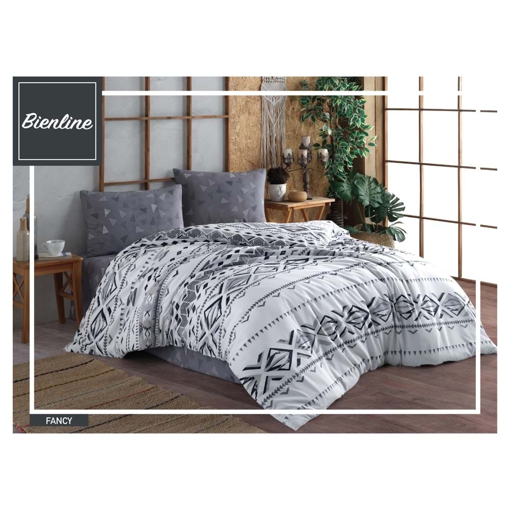 Komfort Home Tek Kişilik Ranforce Nevresim Takımı / Fancy