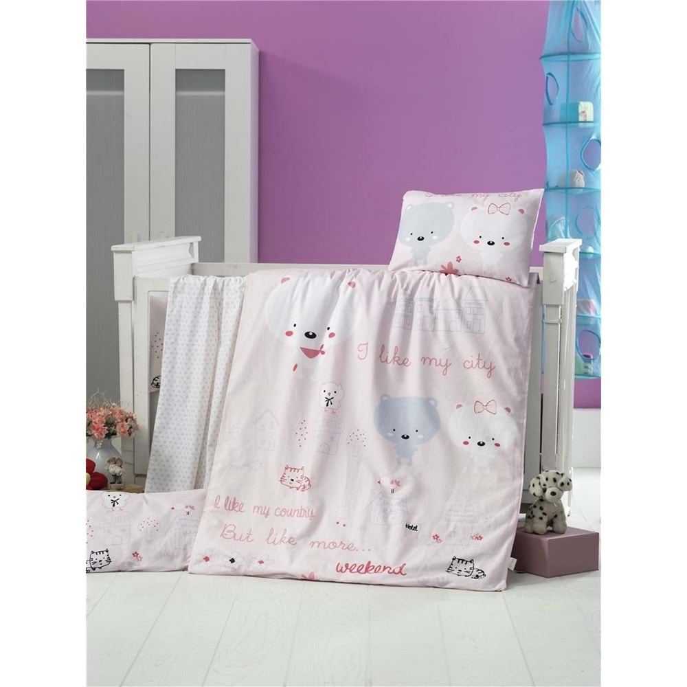 Komfort Home Bebek Uyku Seti %100 Pamuk (Yorgan ve +2 Yastıklı)