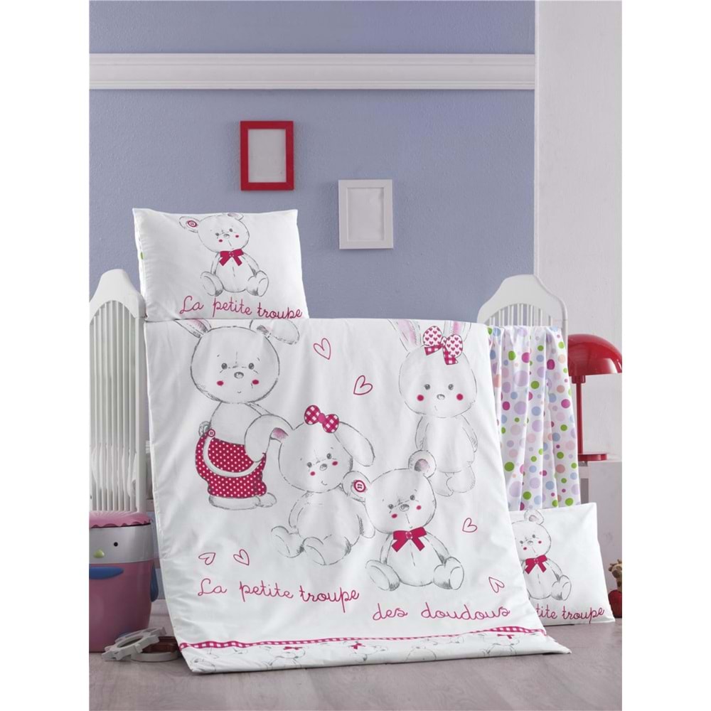 Komfort Home Bebek Uyku Seti %100 Pamuk (Yorgan ve +2 Yastıklı)