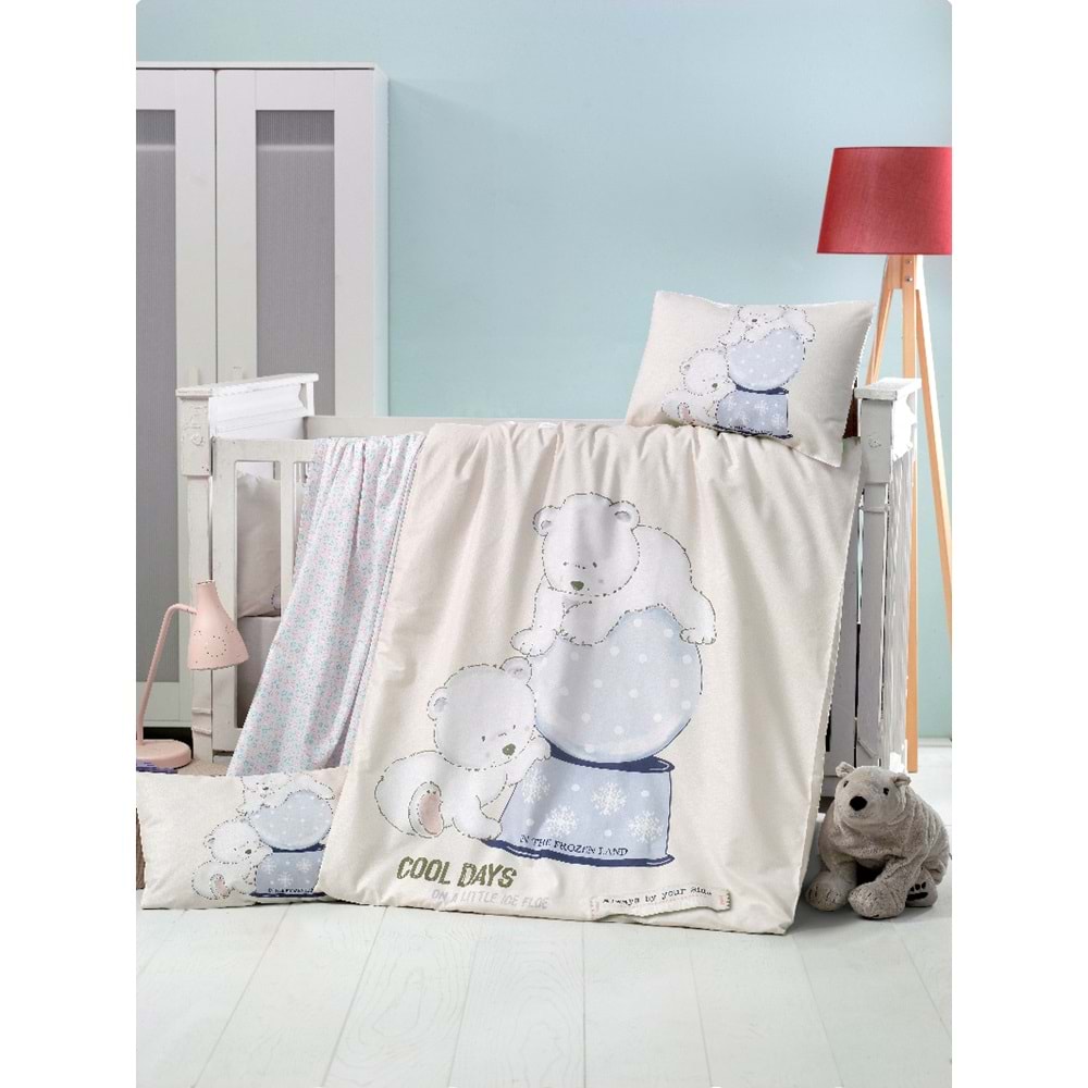 Komfort Home Bebek Uyku Seti %100 Pamuk (Yorgan ve +2 Yastıklı)