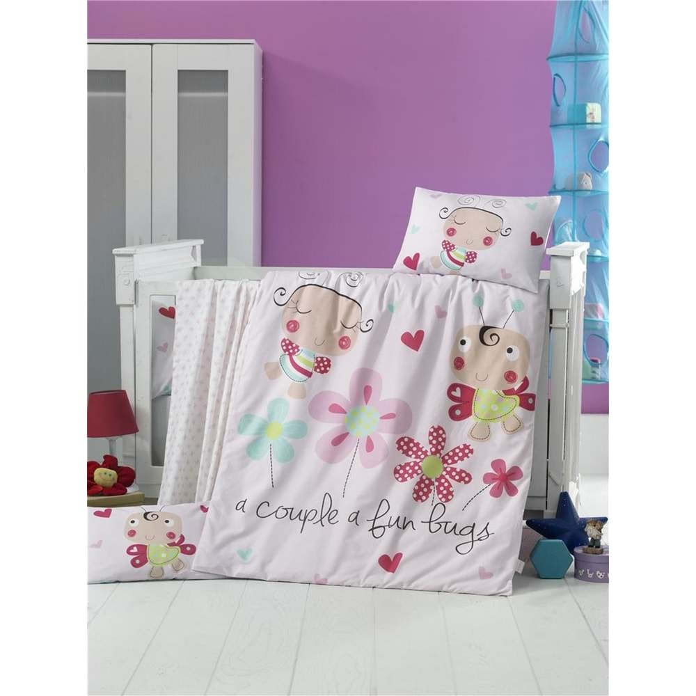 Komfort Home Bebek Uyku Seti %100 Pamuk (Yorgan ve +2 Yastıklı)