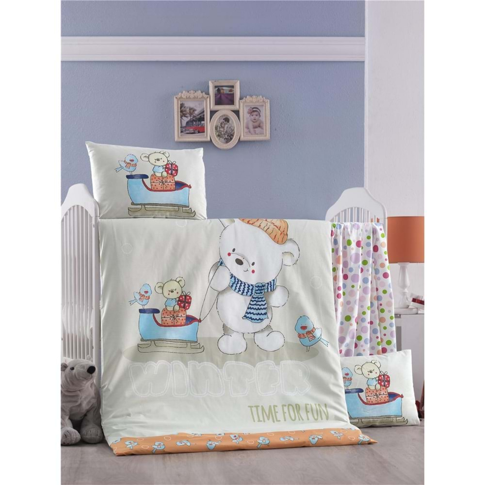 Komfort Home Bebek Uyku Seti %100 Pamuk (Yorgan ve +2 Yastıklı)