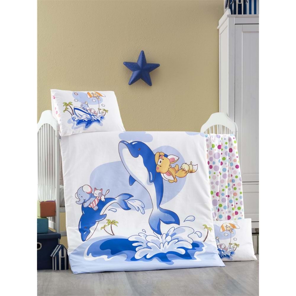 Komfort Home Bebek Uyku Seti %100 Pamuk (Yorgan ve +2 Yastıklı)