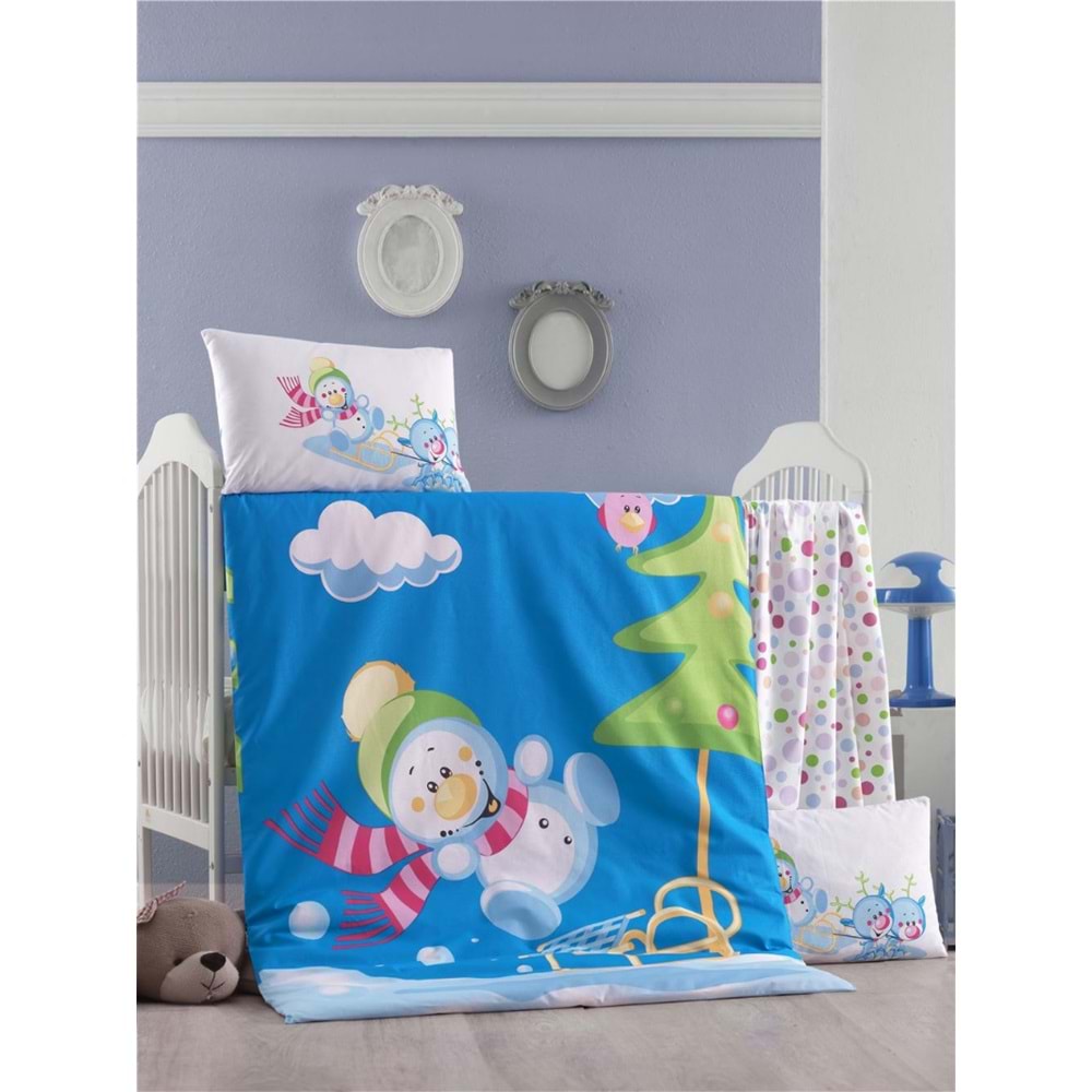 Komfort Home Bebek Uyku Seti %100 Pamuk (Yorgan ve +2 Yastıklı)