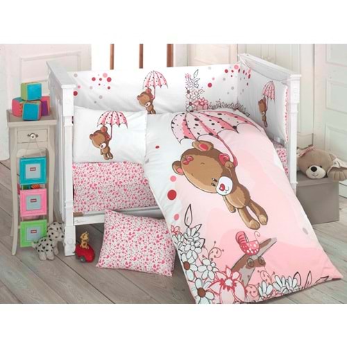 Komfort Home Bebek Uyku Seti 8 Parça Ranforce %100 Pamuk /TonTon