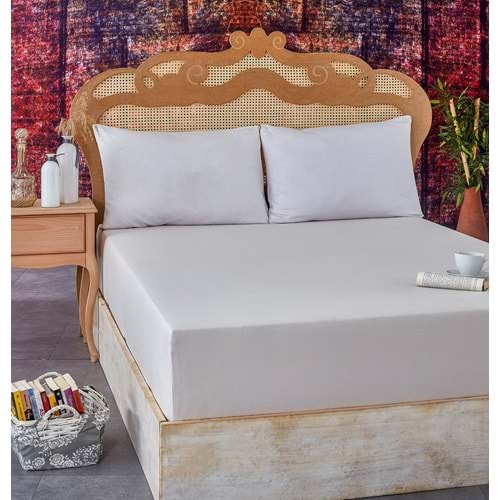 Komfort Home Ekstra Çift Kişilik Penye Lastikli Çarşaf 200x200 CM