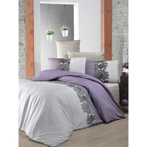 Komfort Home Çift Kişilik Polycotton Nevresim Takımı (Sahra)