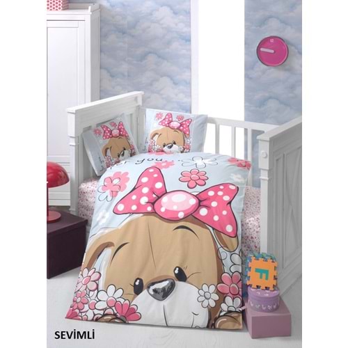 Komfort Home Bebek Uyku Seti %100 Pamuk (Yorgan ve +2 Yastıklı)