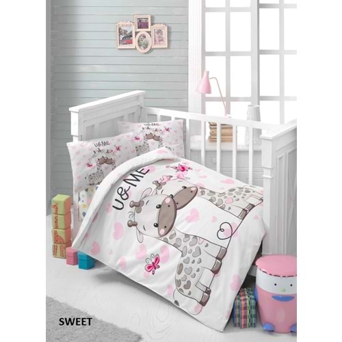 Komfort Home Bebek Uyku Seti %100 Pamuk (Yorgan ve +2 Yastıklı)