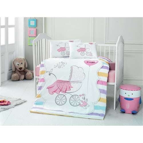 Komfort Home Bebek Uyku Seti %100 Pamuk / Girl