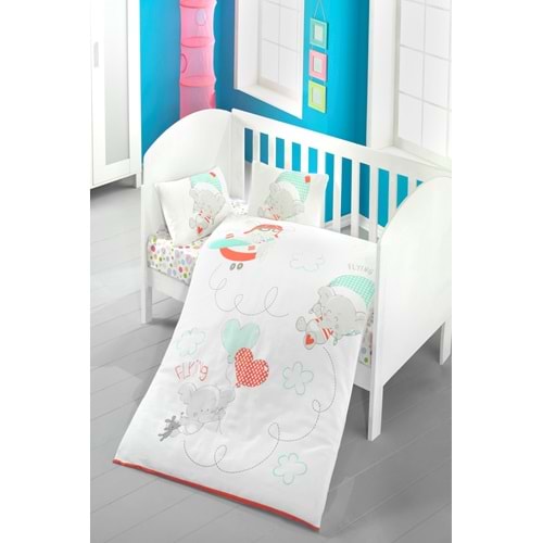 Komfort Home Bebek Uyku Seti %100 Pamuk (Yorgan ve +2 Yastıklı)