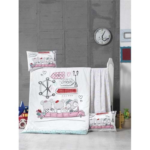 Komfort Home Bebek Uyku Seti %100 Pamuk (Yorgan ve +2 Yastıklı)