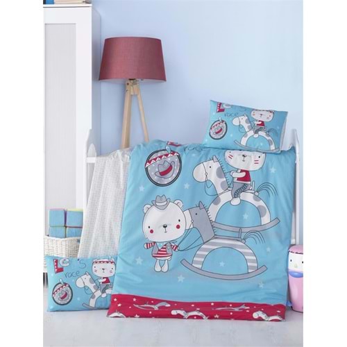 Komfort Home Bebek Uyku Seti %100 Pamuk (Yorgan ve +2 Yastıklı)