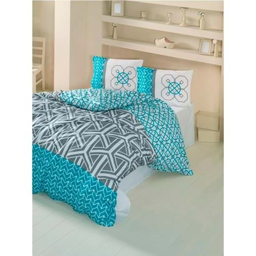Komfort Home Çift Kişilik Ranforce Nevresim Takımı (Ahsen)