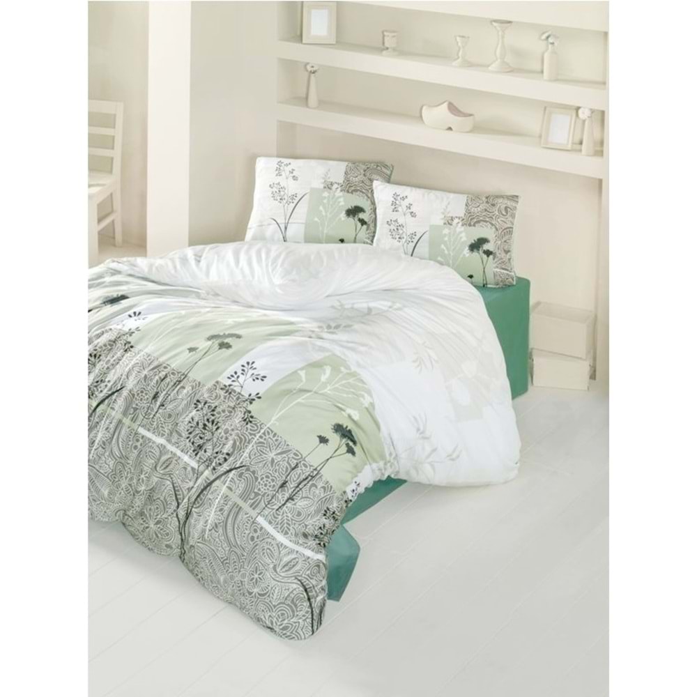 Komfort Home Tek Kişilik Ranforce Nevresim Takımı (Erva Bej)
