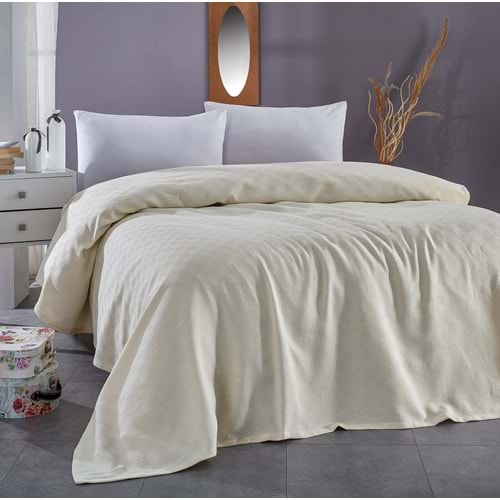 Komfort Home Çift Kişilik Çok Amaçlı %100 Pamuklu Pike 200x230 Cm