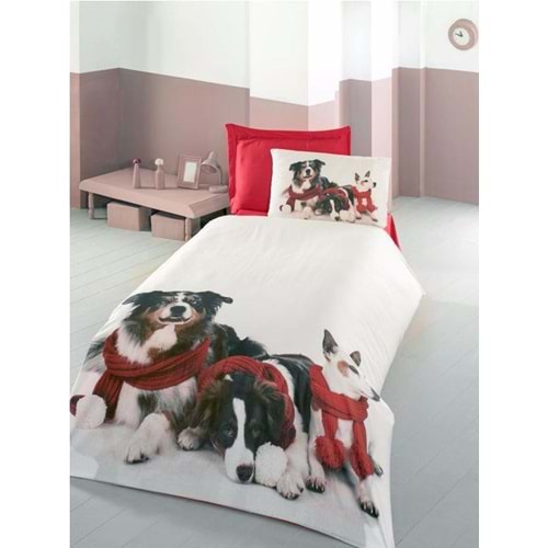 Komfort Home 3D Çift Kişilik Pamuk Saten Nevresim Takımı (Friends)