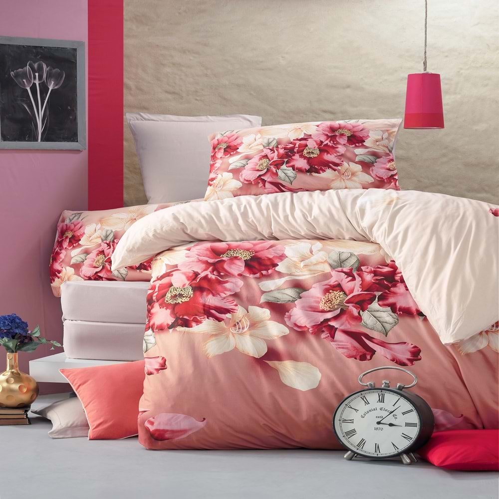 Komfort Home Tek Kişilik Ranforce Nevresim Takımı (Maeva)