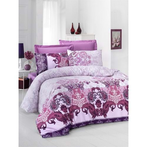 Komfort Home Tek Kişilik Exclusive Deluxe Saten Nevresim Takımı (Esila)