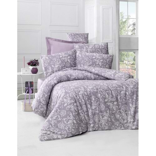 Komfort Home Tek Kişilik Exclusive Deluxe Saten Nevresim Takımı (Lila)