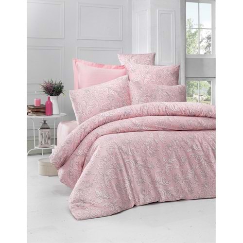 Komfort Home Tek Kişilik Exclusive Deluxe Saten Nevresim Takımı (Powder)