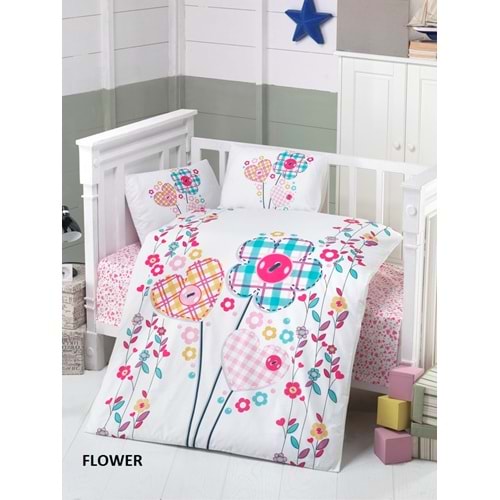 Komfort Home Bebek Uyku Seti %100 Pamuk (Yorgan ve +2 Yastıklı)