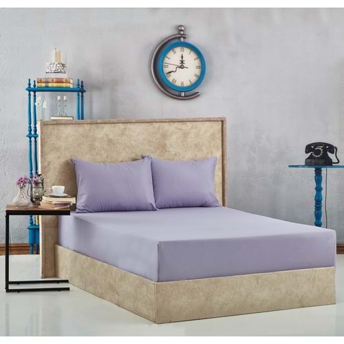 Komfort Home Çift Kişilik Ranforce Lastikli Çarşaf Seti 160x200 cm