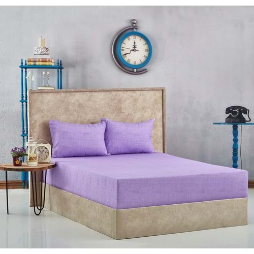 Komfort Home Tek Kişilik Polycotton Lastikli Çarşaf Seti 100x200 cm