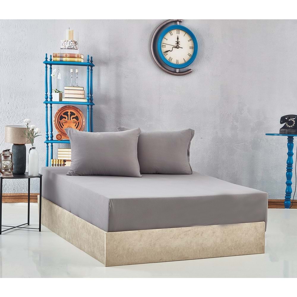 Komfort Home Tek Kişilik Penye Lastikli Çarşaf Seti 100x200 CM