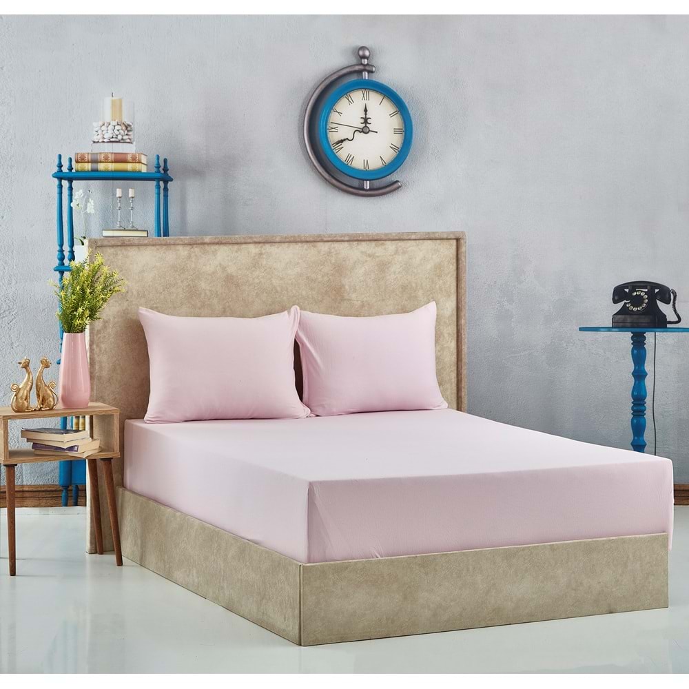 Komfort Home Çift Kişilik Penye Lastikli Çarşaf Seti 150x200 CM