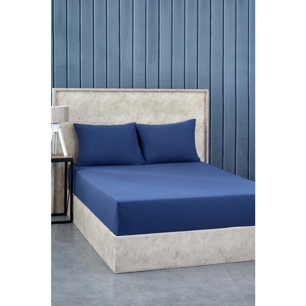 Komfort Home Çift Kişilik Penye Lastikli Çarşaf Seti 150x200 CM