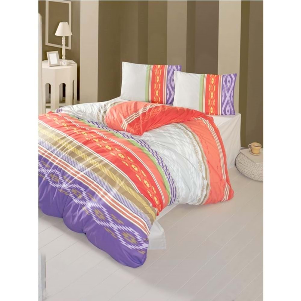 Komfort Home Tek Kişilik Ranforce Nevresim Takımı (Aybüke)