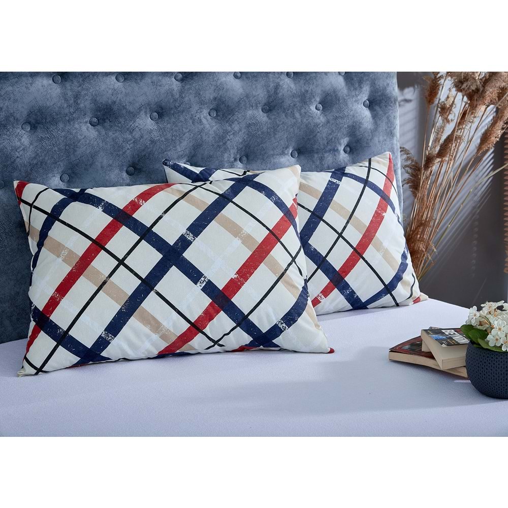 Komfort Home Baskılı Pamuklu Silikon Yastık 800 gr 50x70 CM (1 Adet)