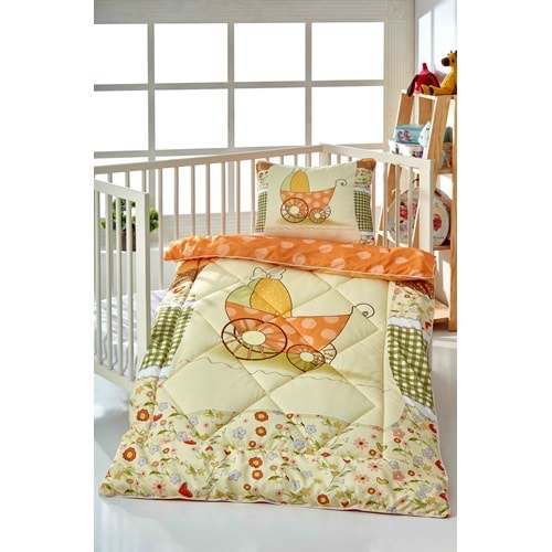Komfort Home Dijital Baskılı Thermal Kumaş Bebek Yorgan Seti / B2