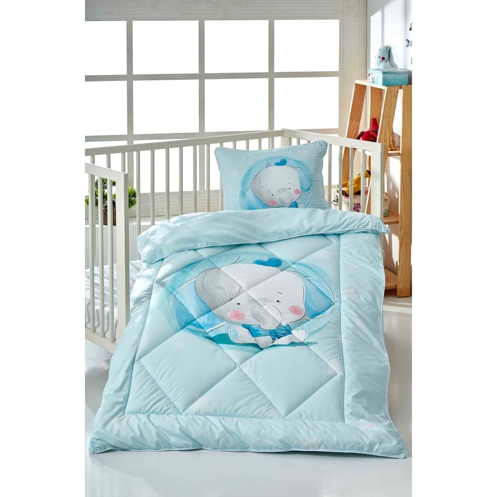 Komfort Home Dijital Baskılı Thermal Kumaş Bebek Yorgan Seti / B3