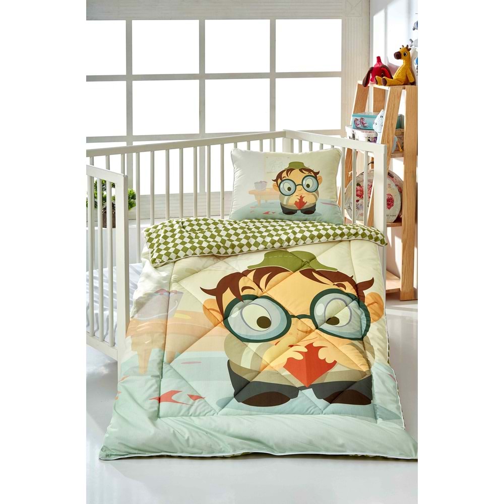 Komfort Home Dijital Baskılı Thermal Kumaş Bebek Yorgan Seti / B5