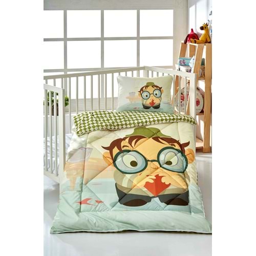 Komfort Home Dijital Baskılı Thermal Kumaş Bebek Yorgan Seti / B5