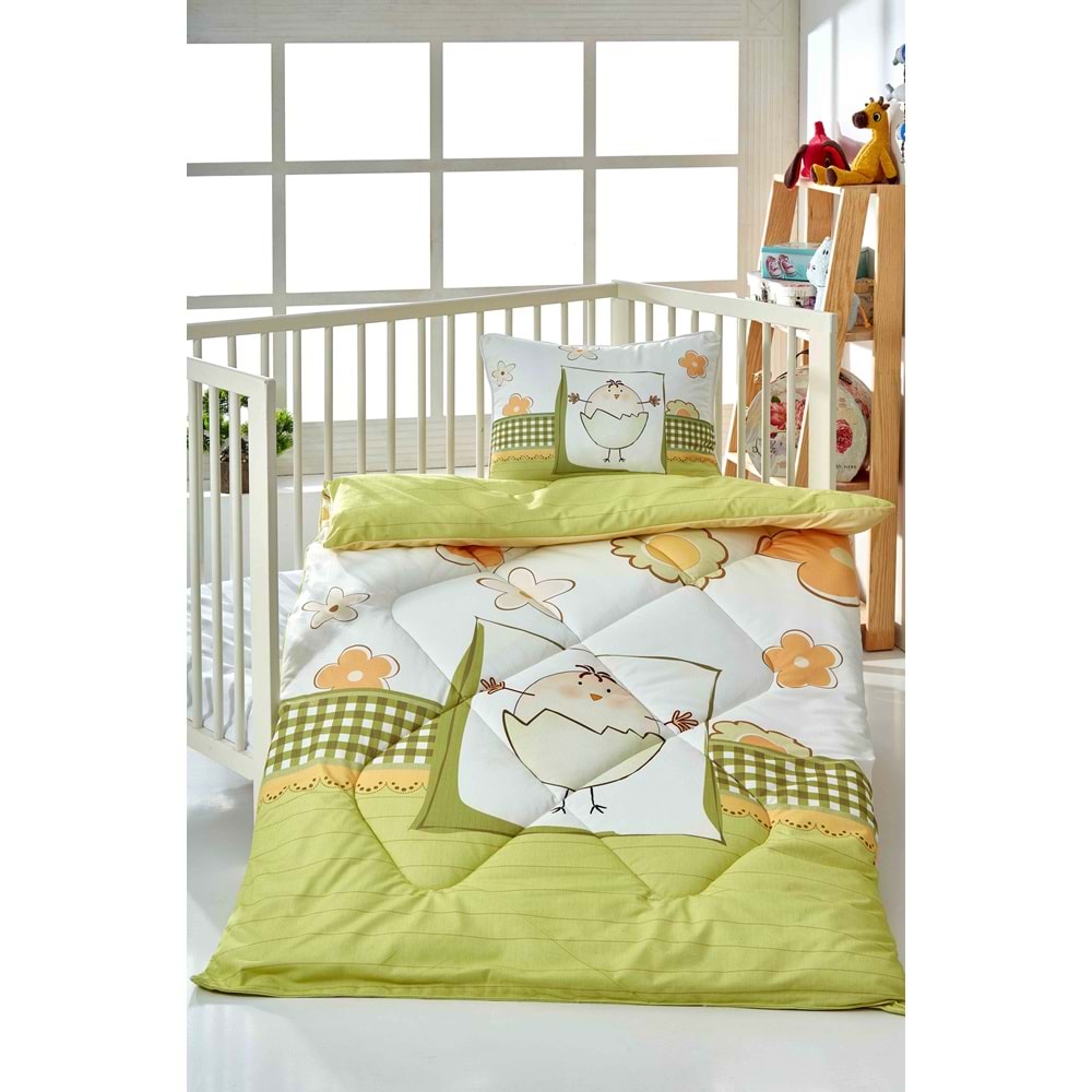 Komfort Home Dijital Baskılı Thermal Kumaş Bebek Yorgan Seti / B6
