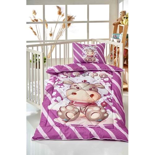Komfort Home Dijital Baskılı Thermal Kumaş Bebek Yorgan Seti / B9