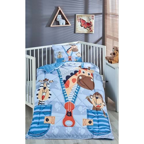 Komfort Home Dijital Baskılı Thermal Kumaş Bebek Yorgan Seti /B13
